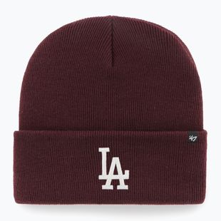 Зимна шапка 47 Brand MLB Los Angeles Dodgers Haymaker dark maroon