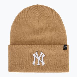 Зимна шапка 47 Brand MLB New York Yankees Haymaker khaki