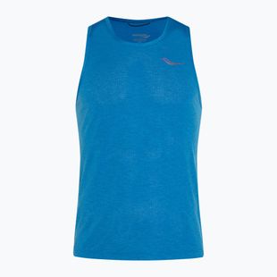 Мъжки потник за бягане Saucony Stopwatch Singlet cobalt heather