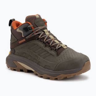 Мъжки туристически обувки Merrell Moab Speed 2 Ltr Mid Wp olive
