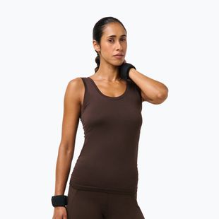 Дамска тениска за йога Sweaty Betty Seamless Ruched Tank espresso brown