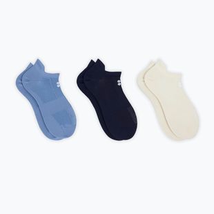 Дамски чорапи Sweaty Betty Lightweight Trainer 3 pary fadedblue frenchnavy crea