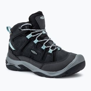 Дамски туристически обувки KEEN Circadia Mid Polar black/cloud blue