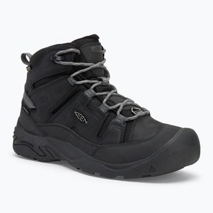 Мъжки туристически обувки KEEN Circadia Mid Polar black/steel grey
