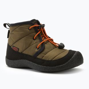 Младежки обувки KEEN Howser II Chukka WP dark olive/gold flame