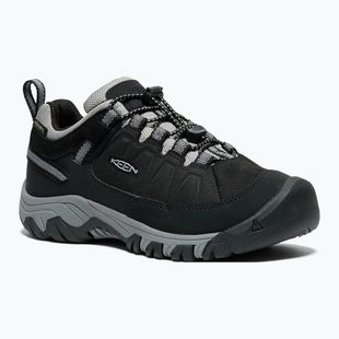 Детски обувки за трекинг KEEN Targhee IV Low Waterproof black/steel grey