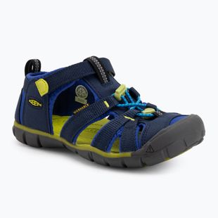 Юношески сандали KEEN Seacamp II CNX naval academy/chartreuse