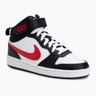 Детски обувки Nike Court Borough Mid 2 white/white/black/university red