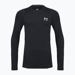 Мъжка блуза с дълъг ръкав за тренировка Under Armour CG Armour Fitted Crew black/white