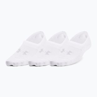 Чорапи за тренировка за жени Under Armour Breathe Lite Ultra Low 3P white/white/mod gray