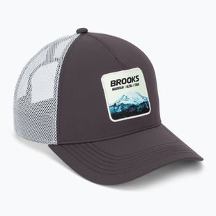 Шапка с козирка Brooks Surge Trucker dark russet/white/atomic blue
