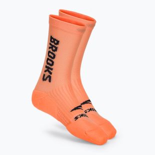 Чорапи за бягане Brooks Ghost Crew orange