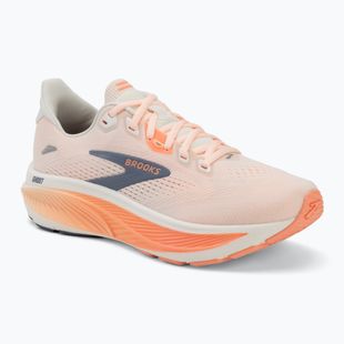 Дамски обувки за бягане Brooks Ghost 18 star white/cyber peach/grey