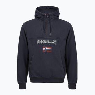 Мъжки суитшърт Napapijri Burgee Half Zip Hooded 2.0 blu marine