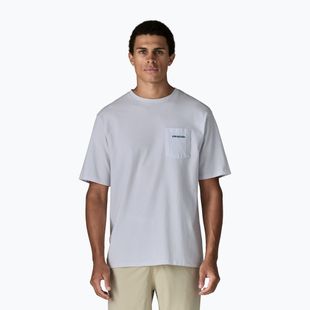 Мъжка тениска Patagonia Boardshort Logo Pocket Responsibili white