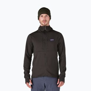 Мъжки суитшърт за трекинг Patagonia R1 Thermal Full Zip Hoody black