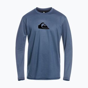 Мъжки Quiksilver Solid Streak тъмносин блейзър/бял ръкав за плуване