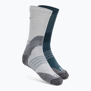 Salomon X Ultra Access Crew 2 чифта чорапи за трекинг quarry/stargazer