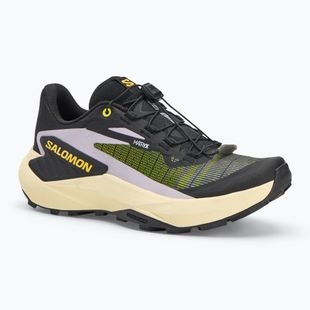 Дамски обувки за бягане Salomon Genesis black/sulphur spring/orchid petal