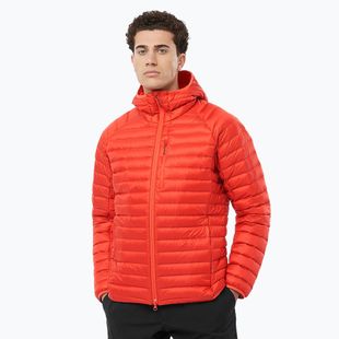 Мъжко пухено яке Salomon Elixir Micro Down Jacket Hd cherry tomato