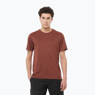 Мъжка трекинг риза Salomon Outline rum raisin