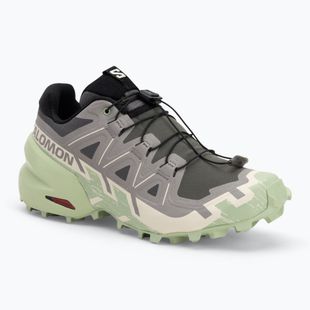 Salomon Speedcross 6 дамски обувки за бягане castlerock/vanilla ice/smoke green