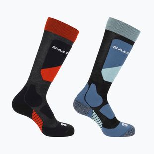 Скиорски чорапи Salomon S/Access DX-SX 2 чифта black/magnet