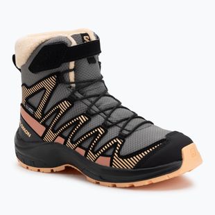 Детски обувки за трекинг Salomon XA Pro V8 Winter CSWP pewter/black/peach fuzz