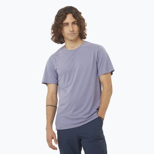 Мъжки потник Salomon Outline Tee blue granite