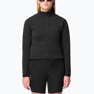 Дамски поларен суитшърт Salomon Lightwarm Full Zip deep black