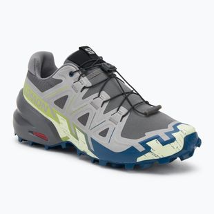 Мъжки обувки за бягане Salomon Speedcross 6 castlerock/lime cream/poseidon