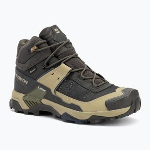 Мъжки ботуши за трекинг Salomon X Ultra 5 MID GTX peat / gray green / blue nights
