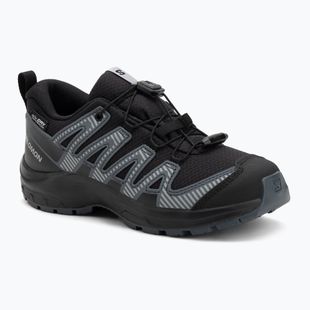 Детски обувки за трекинг Salomon XA Pro 3D V8 Waterproof black/turbulence/quarry