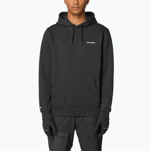 Мъжки суитшърт Salomon Chest Logo Hoodie deep black