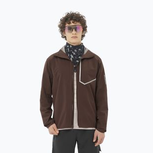 Мъжко яке за бягане Salomon Bonatti Trail cofee bean