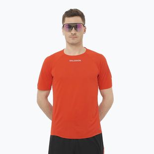 Мъжка тениска за бягане Salomon S/Lab Speed Tee flery red