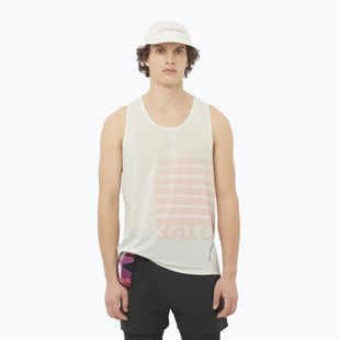Мъжки потник за бягане Salomon Sense Aero Singlet GFX icicle