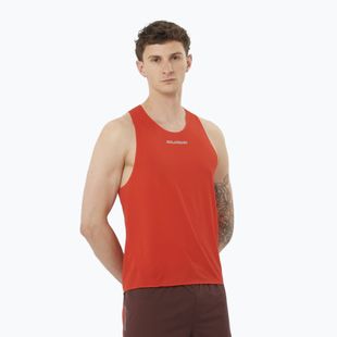 Мъжки потник за бягане Salomon S/Lab Speed Singlet flery red