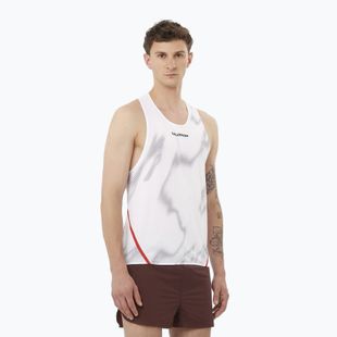 Мъжки потник за бягане Salomon S/Lab Speed Singlet white / andorra