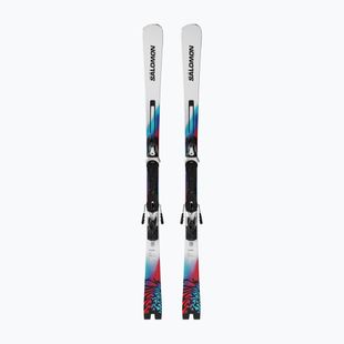 Пистови ски Salomon Addikt + автомати MI12 GW white/neon blue/red