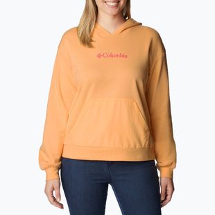 Дамски потник Columbia Logo III French Terry trekking sweatshirt orange 2032871812