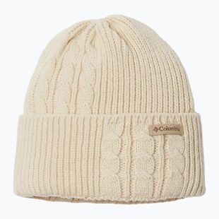 Дамска зимна шапка Columbia Agate Pass Cable Knit chalk