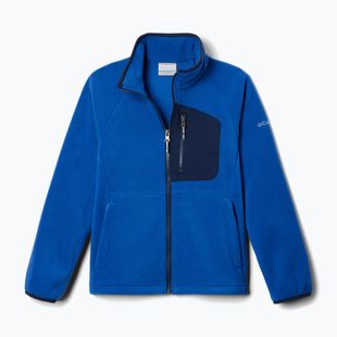 Детски поларен суитшърт Columbia Fast Trek IV Fleece Full Zip mountain blue
