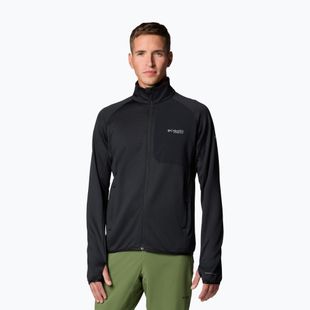 Мъжки трекинг суитшърт Columbia Triple Canyon Grid Fleece Full Zip II black