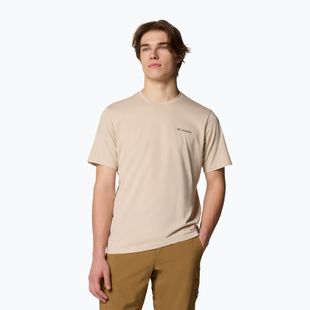 Мъжка тениска за трекинг Columbia Rockaway River Graphic dark stone/winding wonder