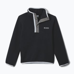 Детски поларен суитшърт Columbia Halvetia II Half Snap Fleece black/city grey