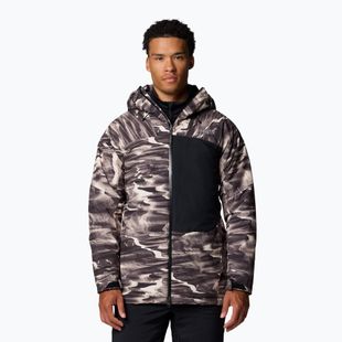 Мъжко скиорско яке Columbia Winter District III dark stone windblown print