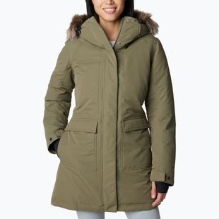 Дамско подплатено дълго яке Columbia Little Si II Ins Parka stone green