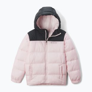 Детско подплатено яке Columbia Puffect Hooded satin pink/black