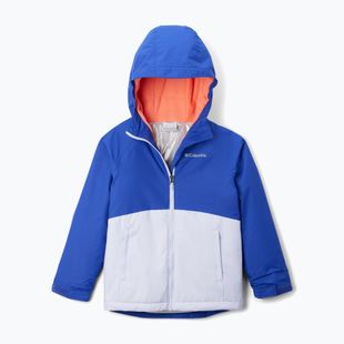 Детско скиорско яке Columbia Alpine Action III snowdrift melange/clematis blue
